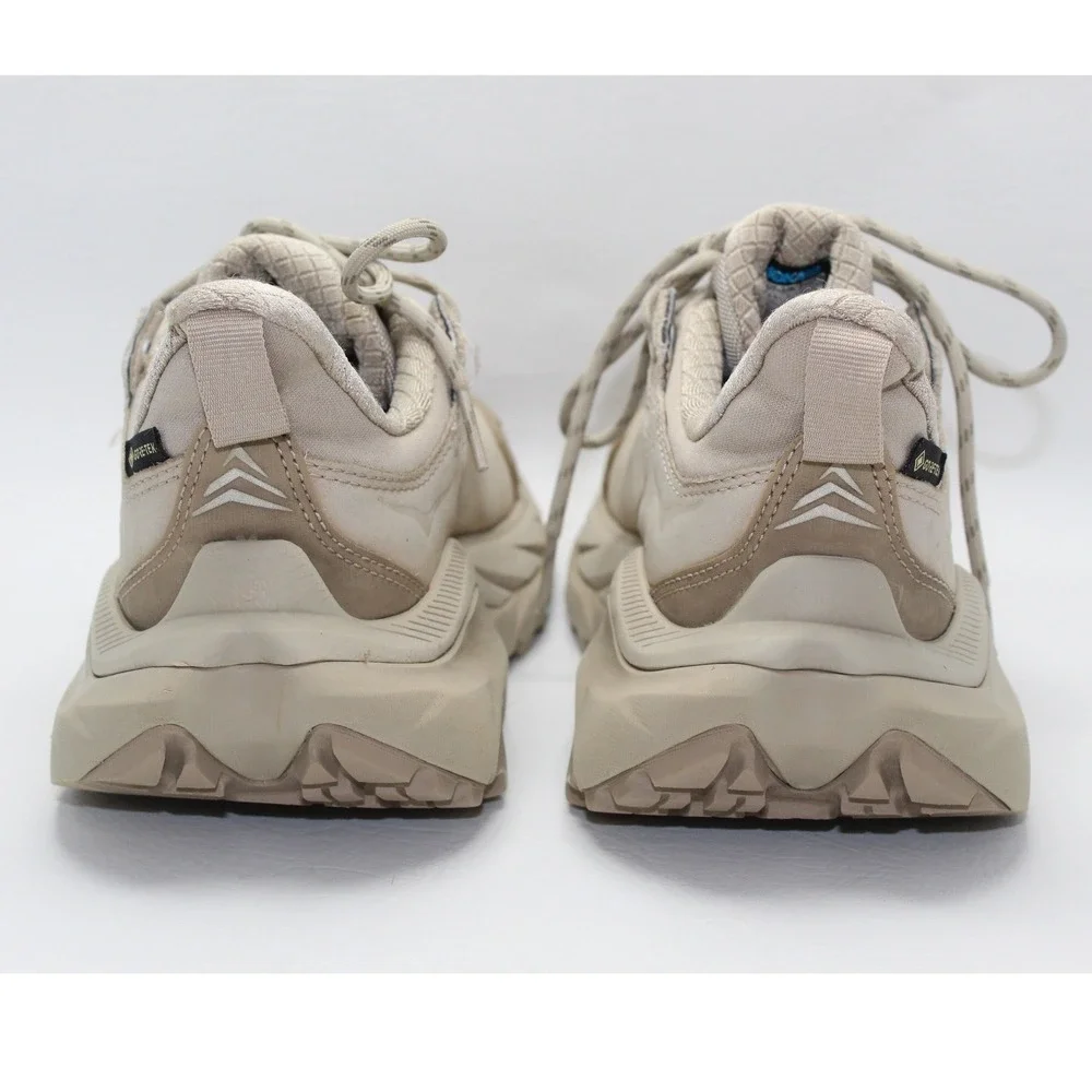 Hoka One One Kaha 2 Low GTX Sand Beige Hiking Shoes OTDN Womens 7 Mens 5.5